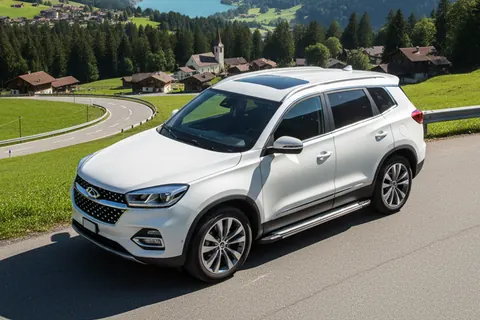 Бокові пороги Rainbow (2 шт., алюміній) для Chery Tiggo 8 2017- рр — Chery Tiggo 8 2017- гг. DianaParts