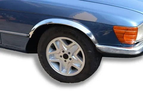 Накладки на арки (4 шт, нерж) для Mercedes W107 1971-1989 рр — Mercedes W107 1971-1989 гг. DianaParts