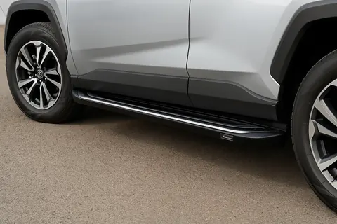 Бокові пороги OEM V2B (2 шт, алюміній) для Toyota Rav 4 2019- рр — Toyota Rav 4 2019- гг. DianaParts