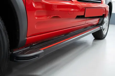 Бокові пороги Maya Red (2 шт., алюміній) Максі база для Ford Connect 2006-2009 рр — Ford Connect 2006–2009 гг. DianaParts