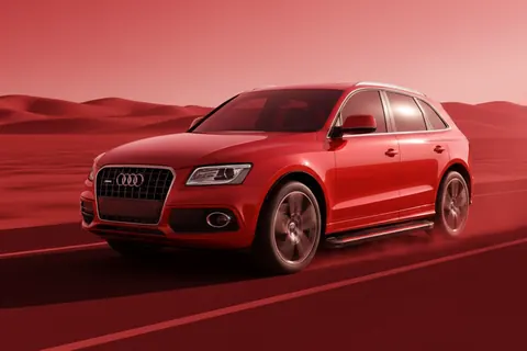 Бокові пороги Maya Red (2 шт., алюміній) для Ауди Q5 2008-2017 рр — Audi Q5 2008-2017 гг. DianaParts