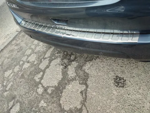 Накладка на задній бампер Carmos (нерж.) для Nissan X-trail T32/Rogue 2014-2021 рр — Nissan X-trail T32/Rogue 2014-2021 гг. DianaParts