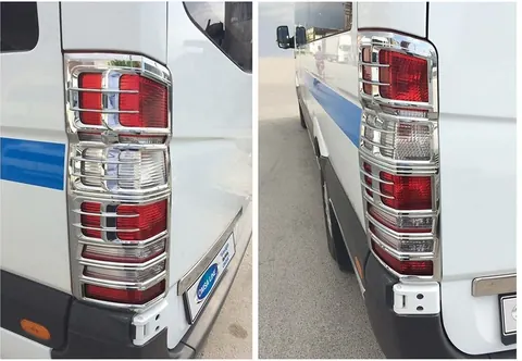 Накладки на стопи (2 шт, пласт.) для Mercedes Sprinter W906 2006-2018 рр — Mercedes Sprinter W906 2006–2018 гг. DianaParts