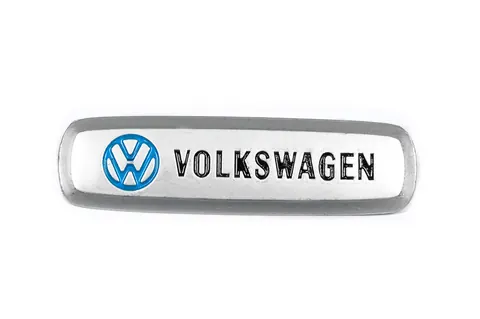 Шильдик алюмінієвий для килимків (1шт) для Volkswagen — Volkswagen DianaParts