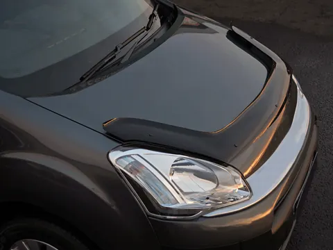 Дефлектор капота довга (EuroCap) для Peugeot Partner Tepee 2008-2018 рр — Peugeot Partner Tepee 2008-2018 гг. DianaParts