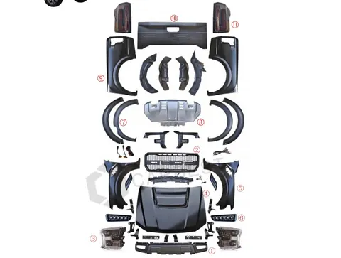 Комплект обвісів (дизайн F150 Raptor 2015-2020) для Ford Ranger рр — Ford Ranger 2011–2022 гг. DianaParts