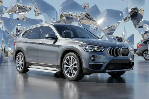 Бокові пороги Maya V2 (2 шт., Алюміній) для BMW X1 F48 2015-2022 рр — BMW X1 F48 2015-2022 гг. DianaParts