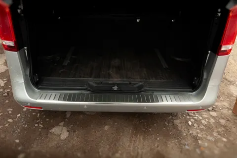 Накладка на задній бампер OmsaLine (нерж) Глянцева для Mercedes Vito/V-class W447 2014- рр — Mercedes Vito/V-class W447 2014- гг. DianaParts