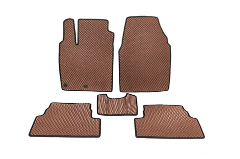 Килимки (EVA, Коричневий) для Nissan Qashqai 2010-2014 рр — Nissan Qashqai 2010-2014 гг. DianaParts