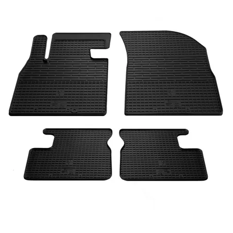 Гумові килимки (4 шт, Stingray Premium) для Nissan Micra K13 2011-2016 рр — Nissan Micra K13 2011-2016 гг. DianaParts