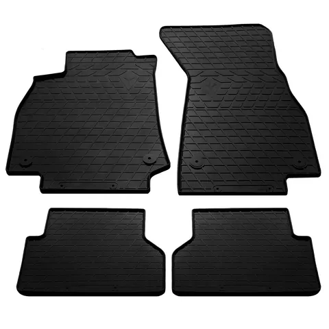 Гумові килимки (4 шт, Stingray Premium) для Ауди A6 C8 2018-2025 рр — Audi A6 C8 2018–2025 гг. DianaParts