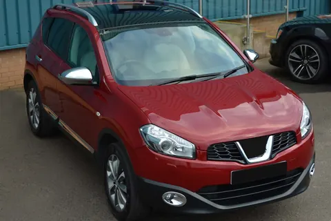 Окантовка протитуманок із поглибленням (2 шт, пласт) для Nissan Qashqai 2010-2014 рр — Nissan Qashqai 2010-2014 гг. DianaParts