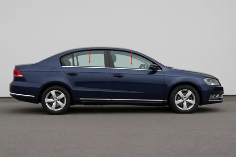 Окантовка скла SD/SW (нерж.) для Volkswagen Passat B7 2012-2015 рр — Volkswagen Passat B7 2012-2015 гг. DianaParts