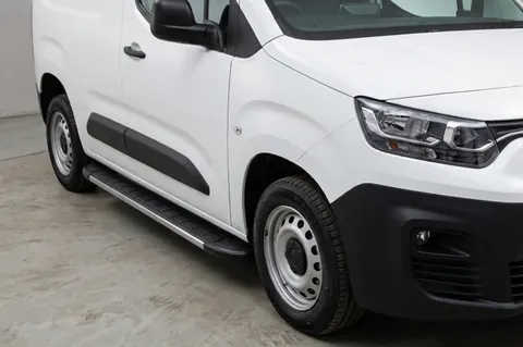 Бокові пороги Duru (2 шт., алюміній) Довга база для Fiat Doblo III 2023- рр — Fiat Doblo III 2023- гг. DianaParts