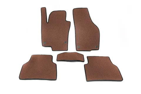 Килимки EVA (Коричневий) для Volkswagen Tiguan 2007-2016 рр — Volkswagen Tiguan 2007-2016 гг. DianaParts