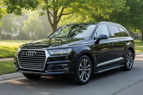 Бокові пороги New Vision Black (2 шт., алюміній) для Ауди Q7 2015-2026 рр — Audi Q7 2015–2026 гг. DianaParts