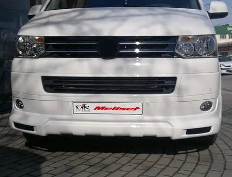Накладка на передній бампер Sport 2 (під фарбування) для Volkswagen T5 2010-2015 рр — Volkswagen T5 2010-2015 гг. DianaParts