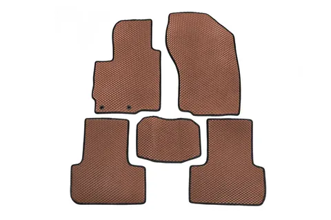 Килимки EVA (Коричневий) для Mitsubishi ASX 2010-2023 рр — Mitsubishi ASX 2010-2023 гг. DianaParts