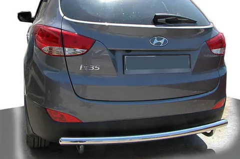 Задній захист AK002 (нерж.) для Hyundai IX-35 2010-2015 рр — Hyundai IX-35 2010-2015 гг. DianaParts