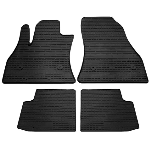 Гумові килимки 500L (4 шт, Stingray Premium) для Fiat 500/500L 2013-2022 рр — Fiat 500/500L 2013-2022 гг. DianaParts