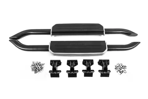 Бокові пороги OEM (для 90, 2 шт) для Land Rover Defender 2019- рр — Land Rover Defender 2019- гг. DianaParts