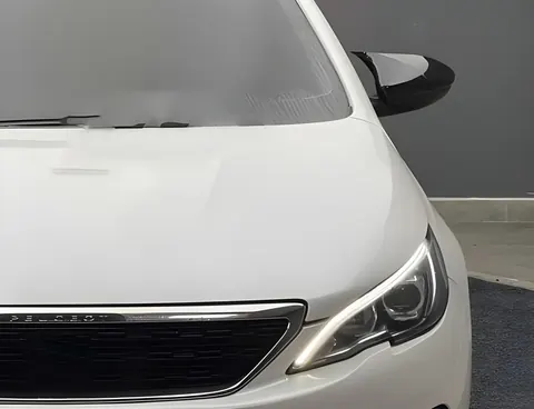 Накладки на дзеркала BMW-Style (2 шт) для Peugeot 308 2014-2021 рр — Peugeot 308 2014-2021 гг. DianaParts