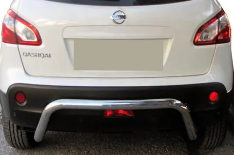 Задня дуга скоба AK007 (нерж.) для Nissan Qashqai 2007-2010 рр — Nissan Qashqai 2007-2010 гг. DianaParts