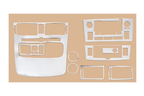 Накладки на панель Small Дерево для Toyota Avensis 2003-2009 рр — Toyota Avensis 2003-2009 гг. DianaParts