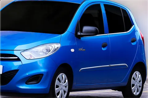 Окантовка вікон (8 шт, нерж.) для Hyundai I-10 2014-2017 рр — Hyundai I-10 2014-2017 гг. DianaParts