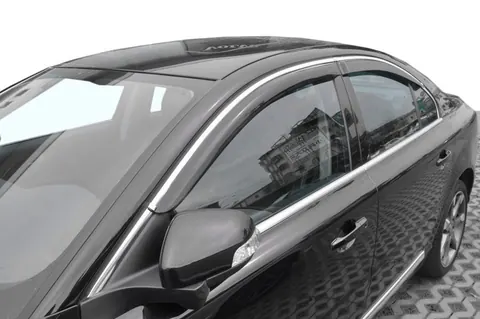 Вітровики з хром молдингом (4 шт, HIC) для Volvo S80 2006-2016 рр — Volvo S80 2006-2016 гг. DianaParts
