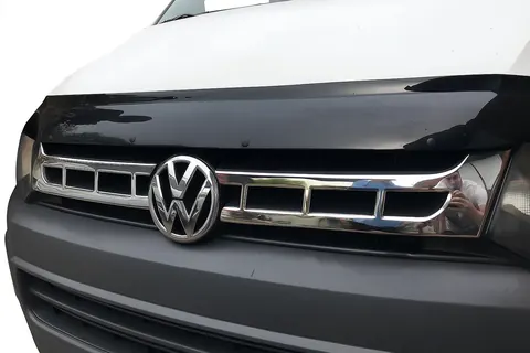 Накладки на решітку (Carmos, 2 шт., нерж.) для Volkswagen T5 2010-2015 рр — Volkswagen T5 2010-2015 гг. DianaParts