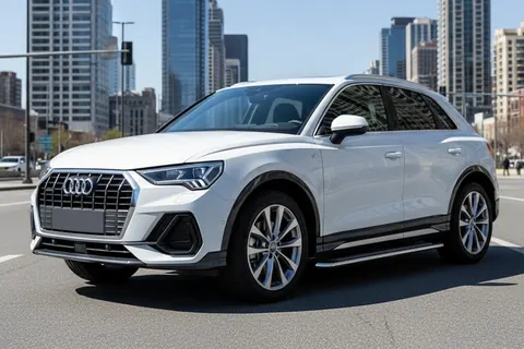 Бокові пороги Maydos V2 (2 шт., Алюміній) для Ауди Q3 2019- рр — Audi Q3 2019- гг. DianaParts