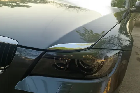 Хром накладки на капот (вії вище фар) для BMW 3 серія E90/E91 2005-2011 рр — BMW 3 серия E90/E91 2005-2011 гг. DianaParts