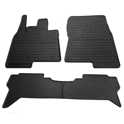 Гумові килимки (4 шт, Stingray Premium) для Mitsubishi Pajero Wagon IV 2006-2021 рр — Mitsubishi Pajero Wagon IV 2006-2021 гг. DianaParts