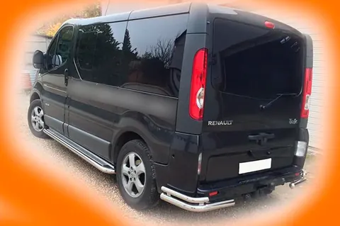 Задні куточки AK003-Подвійний (нерж) для Renault Trafic 2001-2015 рр — Renault Trafic 2001–2015 гг. DianaParts