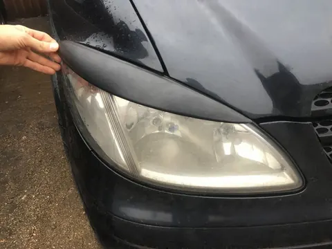 Вії прямі (чорний мат) для Mercedes Viano 2004-2014 рр — Mercedes Viano 2004-2014 гг. DianaParts