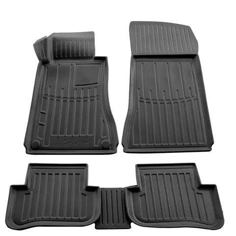 Килимки Stingray 3D (5 шт, поліуретан) для Mercedes C-class W203 2000-2007 рр — Mercedes C-class W203 2000-2007 гг. DianaParts