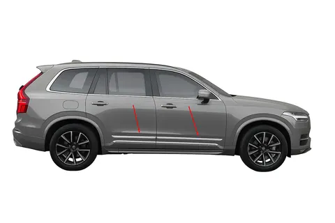 Молдинги на двері (4 шт, нерж.) для Volvo XC90 2015- рр — Volvo XC90 2015- гг. DianaParts