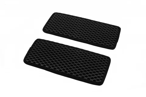 Поліуретанові килимки на пороги (2 шт, EVA, чорні) для Citroen Jumper 2007-2025 рр — Citroen Jumper 2007-2025 гг. DianaParts