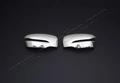 Накладки на дзеркала (2 шт, нерж) для Mercedes X class 2017-2020 рр — Mercedes X class 2017-2020 гг. DianaParts