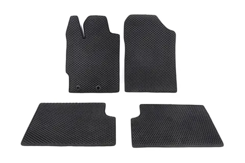 Килимки EVA ДВС (чорні) для Toyota Yaris 2010-2020 рр — Toyota Yaris 2010-2020 гг. DianaParts