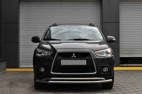 Передній захист ST017 (нерж.) для Mitsubishi ASX 2010-2023 рр — Mitsubishi ASX 2010-2023 гг. DianaParts