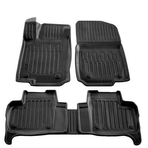 Килимки Stingray 3D (5 шт, поліуретан) для Mercedes GLE/ML сlass W166 2011-2018 рр — Mercedes GLE/ML сlass W166 2011-2018 гг. DianaParts