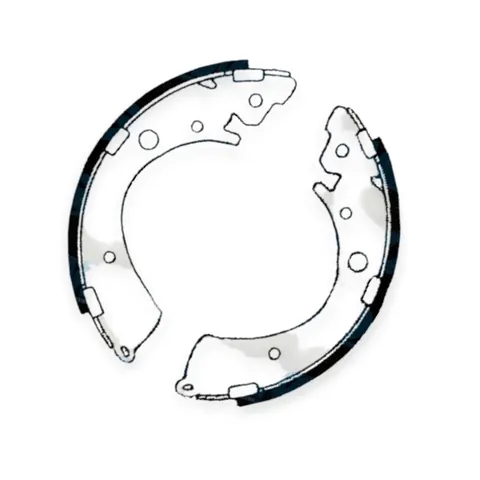 Колодки барабанні Honda Accord, Civic 85- (d200x37mm) (LPR-Samko)