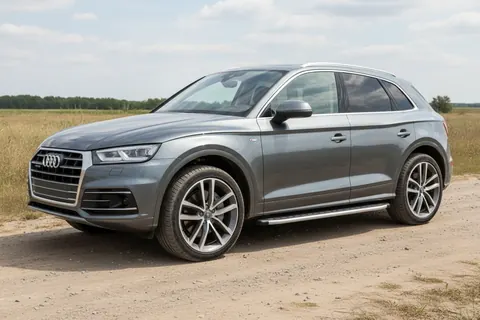 Бокові пороги Fullmond (2 шт., Алюміній) для Ауди Q5 2017-2025 рр — Audi Q5 2017-2025 гг. DianaParts