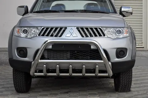 Кенгурятник WT003 (нерж.) для Mitsubishi L200 2006-2015 рр — Mitsubishi L200 2006-2015 гг. DianaParts