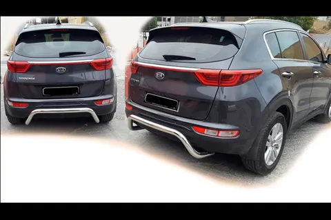 Задній захист AK007 (нерж) для Kia Sportage 2015-2021 рр — Kia Sportage 2015-2021 гг. DianaParts