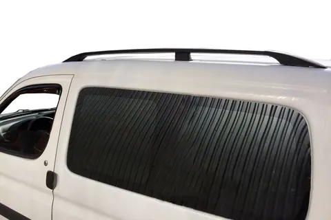 Рейлінги Чорні Пластикові ніжки, установка на клей для Peugeot Partner 1996-2008 рр — Peugeot Partner 1996-2008 гг. DianaParts