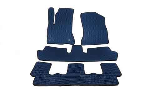 Килимки EVA (3 ряди, синій) для Citroen C-4 Picasso 2006-2013 рр — Citroen C-4 Picasso 2006-2013 гг. DianaParts
