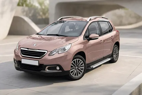 Бокові пороги New Vision Grey (2 шт., алюміній) для Peugeot 2008 2013-2019 рр — Peugeot 2008 2013-2019 гг. DianaParts